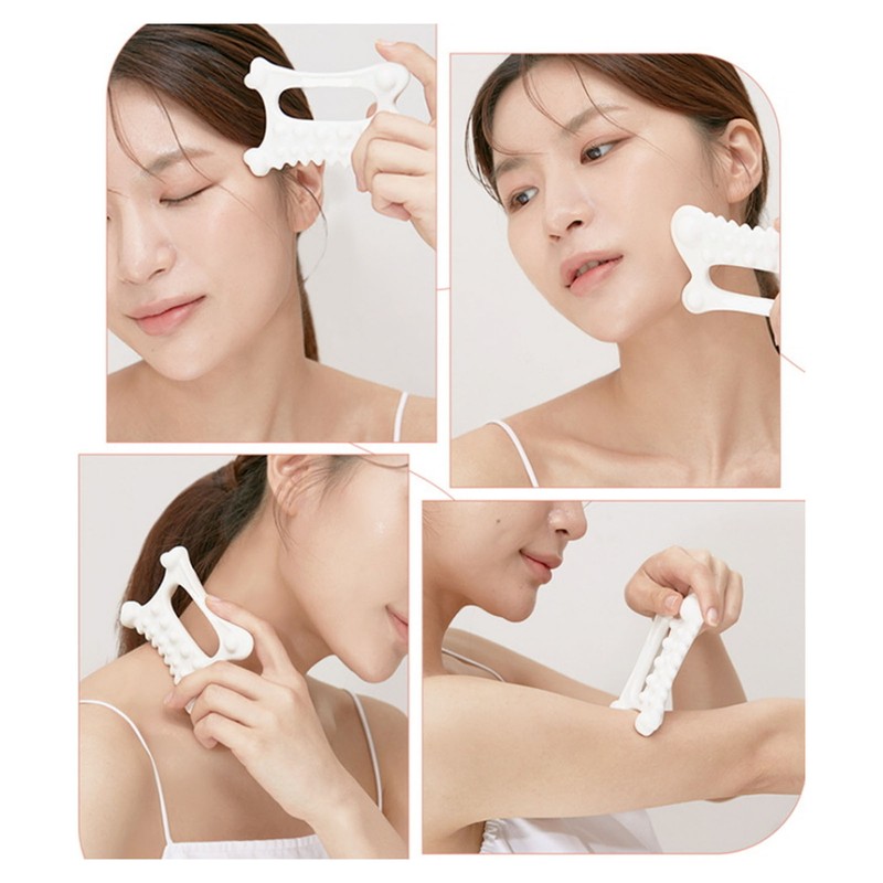 Facial Gua Sha Tool Men Women Ceramic Lymphatic Drainage Trigger
