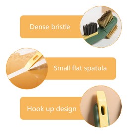 Wire Brush Plastic Handle Metal Rust Remover Brush Scratch Brush for Cleaning Range Hoods Cooking Ranges Pot Bottoms Sinks