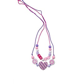 Melissa & Doug Deluxe Collection Wooden Bead Set With 340+ Beads for Jewelry-Making