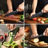 Keewah 19 Pieces Kitchen Knife Set, 15 Stainless Steel Knives