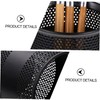 Operitacx Metal Black Anti-rust Round Pen Holder for Office Storage