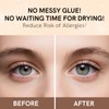Self Adhesive Lash Clusters Kit Natural Press-On Lashes No Glue