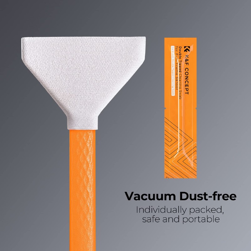 Minadax 10x Full Format Sensor Cleaning Double Swabs 24 mm