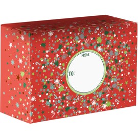 Jillson Roberts Medium Christmas Mailing Boxes, Party Time (24 Pcs)