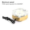 Water Cooling Pump Acrylic Aluminum Computer Accessory Heat Sink Mute