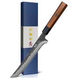 HOSHANHO Coltello per Sfilettare Pesce da 18 cm, Coltello da Disosso Giapponese Super Affilato in Acciaio ad Alto Tenore di Carbonio, Coltello per Sfilettare Professionale per il Taglio di Carne
