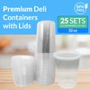 Reli. Deli Containers with Lids (25 Sets), 32 oz |