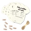 OLOUTAB Baby Prediction and Advice Cards, 50-Pack Baby Shower Games