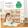 Vaguelly Backpacks Decor Micro Scene Ornaments Simulation Doll Backpack Miniature