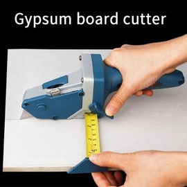 휴대용 자동 석고보드 커터 석고판 목공 도구 Portable Automatic Drywall Cutter Plasterboard Woodworking Tool [01 onesize]