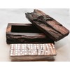 Mexican Train Dominoes - Rustic Hand Carved Ironwood (Palo fierro)