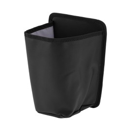 INFINAUTO Car Trash Can Front Seats 6.7" Length 4.7" Width 9.8" Height Auto Trash Bin Faux Leather Black Hanging