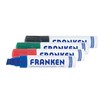 FRANKEN Board-Marker, nachfüllbar, 4-12 mm Keilspitze, 4 Stück, farblich sortiert,