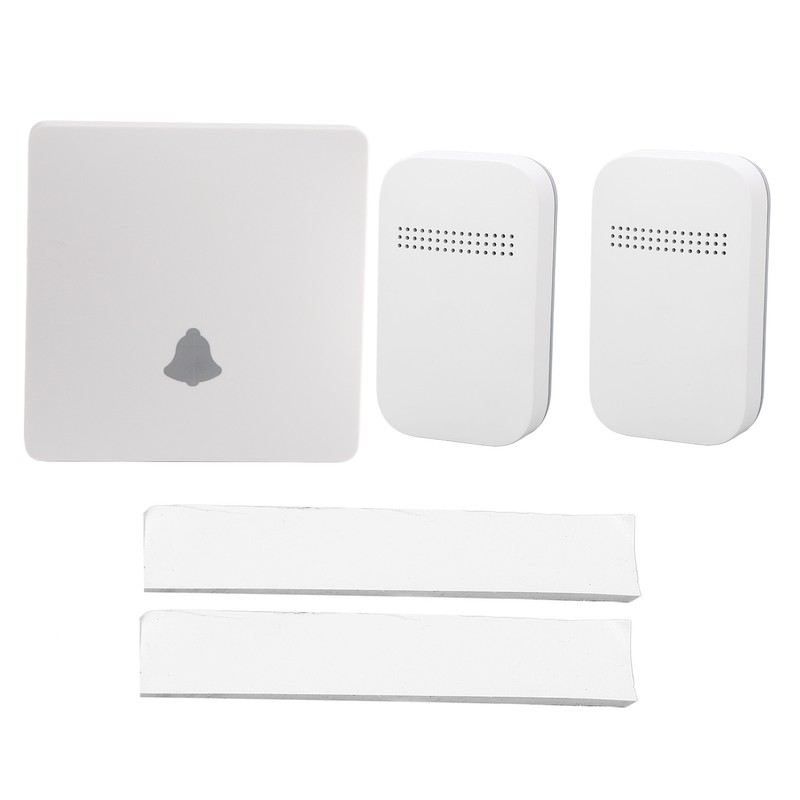 Wireless Doorbell Battery Free 86 Switch Plate 433MHz IP68 Waterproof
