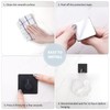 VIS'V Adhesive Towel Hooks, Waterproof Shower Wall Stick on Hooks,