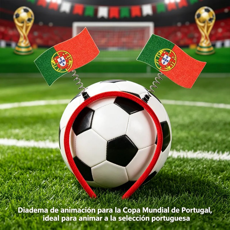 Diadema Decorativa Para Fanáticos De La Copa Del Mundo 3pzs