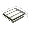 Bosch S0208 - Luftfilter Auto