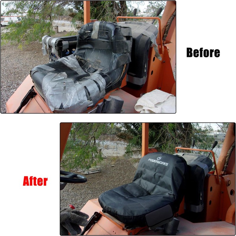 Lawn Mower Seat Cover & Waterproof Cover Kit Fits for