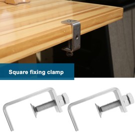 ECSiNG 4PCS Heavy Duty C-Clamps 304 Stainless Steel Woodworking Fixed Fixture Clamp 65mm Wide Jaw Opening Tiger Clamp for Home Improvement Car Repair Style 1