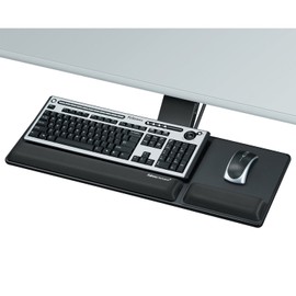Fellowes Designer Suites, Compact Keyboard Tray, Black [Non - Retail Packaged]