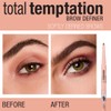 Maybelline Total Temptation Eyebrow Definer Pencil, Soft Brown, 1 Count