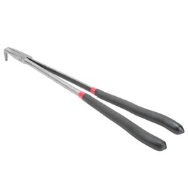 For Long Nose Pliers Extra 90 Degree Long Nose Pliers Tool Steel Plastic 400 mm 16 Inch Extra Long Handle Long Nose Pliers 90 Degree Angled Jaws Curved Nose