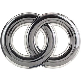 BELTINGER Lorient Belt Buckle 4.0 cm | Buckle Interchangeable Buckle Belt Buckle 40 mm Solid | Interchangeable Belt up to 4 cm, silver, black