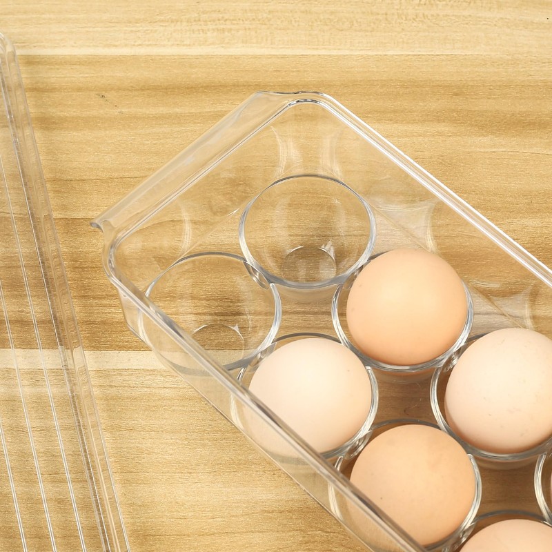 Egg Container for Fridge, Egg Holder, Egg Box, Egg Storage