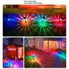 Solar Pathway Lights Waterproof Colorful Lighting Auto On Off Solar
