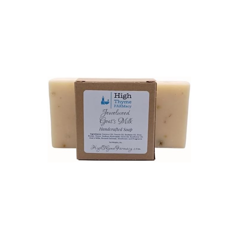 Jabón de leche de cabra y avena Jewelweed - Barra