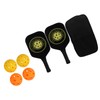 Pickleball Raquette Set 2 Rackets 4 Balls Lightweight Carbon Fiber