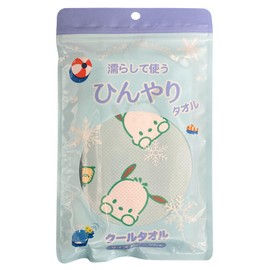 Hayashi ZO502600 Cool Towel, Approx. 11.8 x 39.4 inches (30 x 100 cm), Sanrio Pochacco