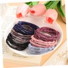 PACKOVE 24pcs Elastic Hair Ties for Ponytails Nonslip Basic Hair