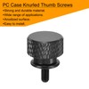 sourcing map 12pcs M3x6mm Knurled Thumb Screw Computer Case Threaded