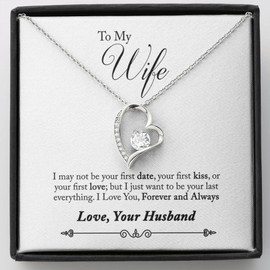 Faith Davis Forever Love Necklace - Gift for Wife from Husband - Anniversary, Birthday, Holiday, or Just Because