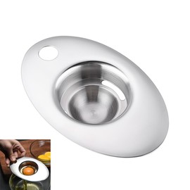 ZMREN Egg Yolk Separator, Egg Separator, 304 Stainless Steel Egg Yolk Separator, Egg Yolk Protein Separator