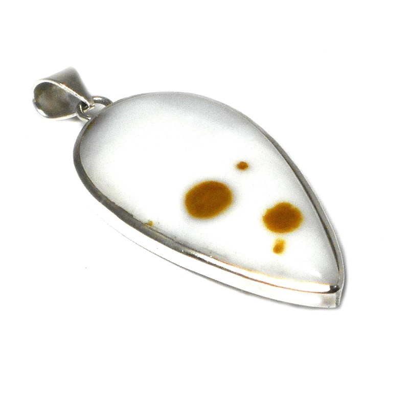 Polka Dot Jasper Pendant in Sterling Silver (PJPT0202161)