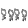 4 Pieces Water Heater Cam Lock Stainless Steel Door Cover