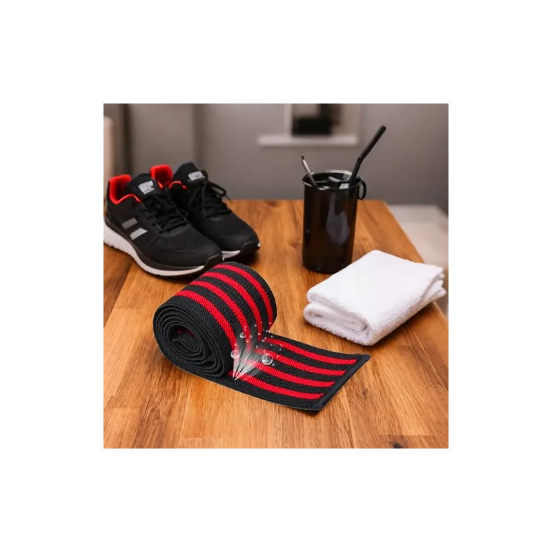 LIVZINNG 2pcs Rodilleras Venda Elástica Bandas Deportivas Rodilla Gym