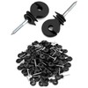QWORK Electric Fencing Ring Insulators, 100 Pcs Wire Mesh Ring