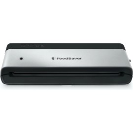 FoodSaver Vacuum Sealing Machine for Dry and Wet Fresh Foods, Stainless Steel
