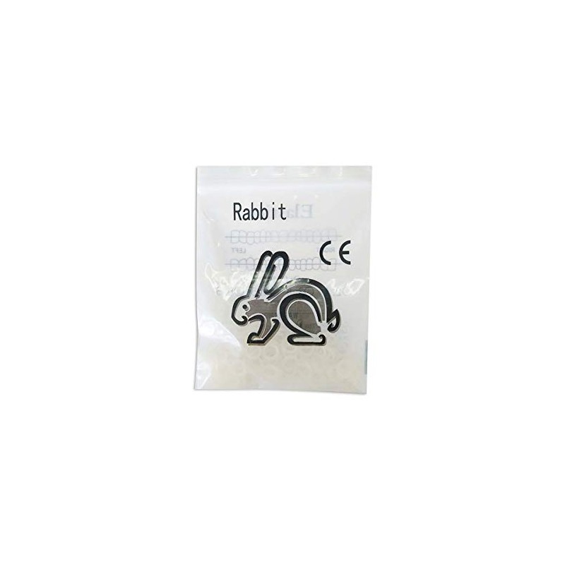 2 Packs of Dental Elastic Bands 3/16" - 3.5 oz