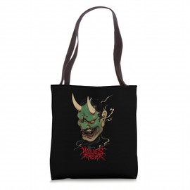 Hannya Oni Mask – Wolves Forever Dark Aesthetic Tote Bag