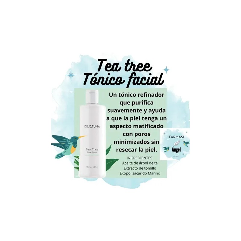 Tónico Facial Tea Tree Dr. C. Tuna Farmasi