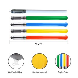 Inflatable Lightsaber Sword, Inflatable Balloons, 90 cm Inflatable Weapon Sword, Lightsaber, Children, PVC Inflatable Toy, 5 Colours Inflatable Lightsaber for Cosplay Theme Parties, Pack of 10
