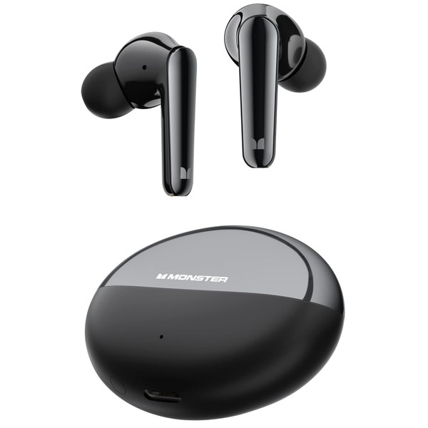Monster N-Lite 203 AirLinks Wireless Earbuds, Bluetooth 5.3 Headphones with