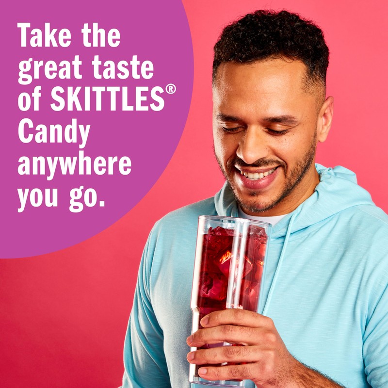 Skittles Singles To Go Wild Berry Variety Pack, Watertok Powdered