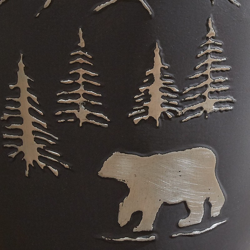 Park Designs Black Bear Waste Basket