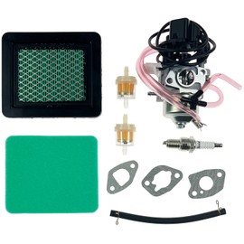 LLANNDER Carburetor Kit for Honda EU3000i/EU3000is Generator with Air Filter, Fuel Filter, Gaskets, Spark Plug & Fuel Line Replaces 16100-ZL0-D66 16100-ZL0-D65