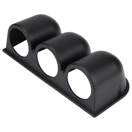 Universal Black 52 mm 3 Hole Triple Gauge Meter Pod Holder for Car Truck Motorcycle Boat